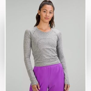 Lululemon swiftly long sleeve top size 12